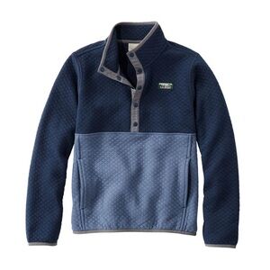 L.L. Bean Kids Quilted Jacket - Navy and Gray